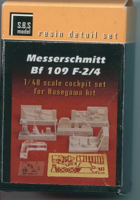 SBS Bf 109 F-2/4 resin cockpit-0