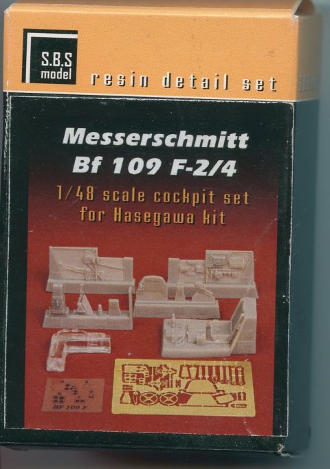 SBS Bf 109 F-2/4 resin cockpit-0