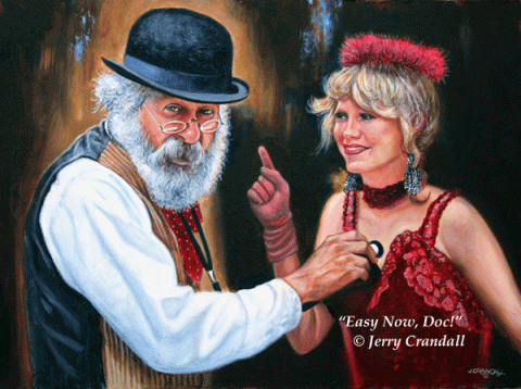 Easy Now Doc original oil by Jerry Crandall-0
