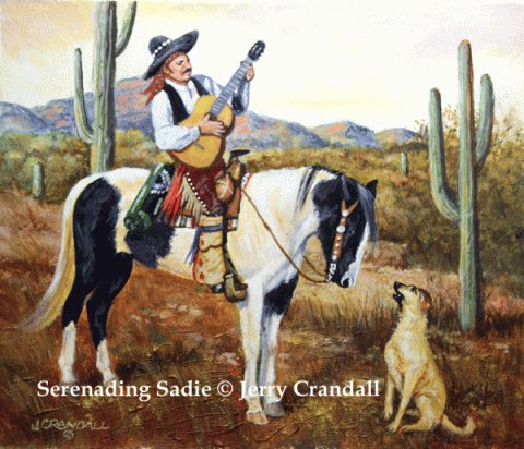 Serenading Sadie oil by Jerry Crandall-0