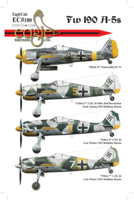 EagleCals #180 Fw 190 A-5s