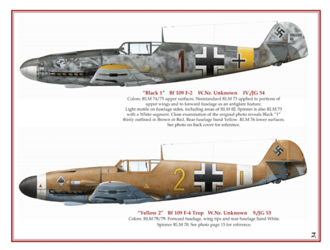 Wings of the Black Cross Special Bf 109 Photo Album ~ Mark Proulx - Image 3