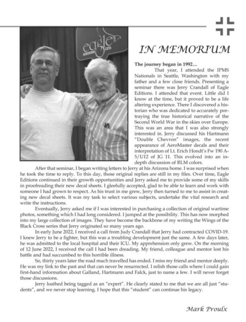 WINGS OF THE BLACK CROSS #13 ~ Mark Proulx - Image 6