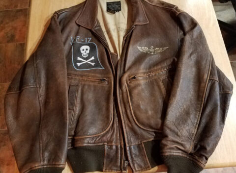 Vintage leather jacket