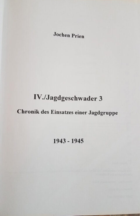IV. Jagdgeschwader 3 1943-1945 - Prien