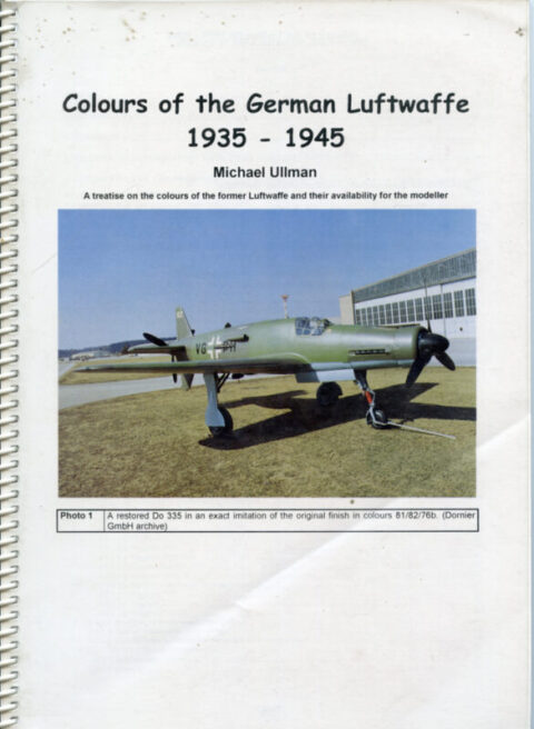 Colours of the German Luftwaffe 1935-1945 - Ullman