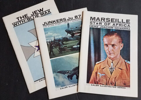 Caler Illustrated Series - 3 booklets, Marseille, Jew w/Blue Max & Ju 87
