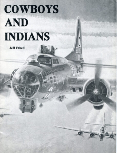 Cowboys and Indians - B-17 mural by Keith Ferris - Ethell