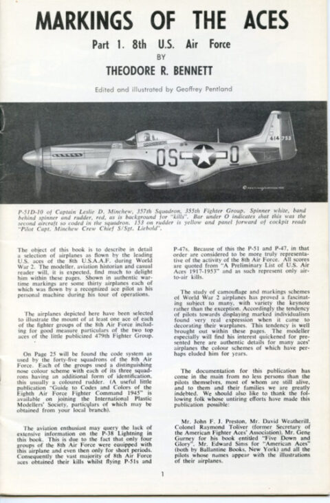 Markings of the Aces 8th U.S. Air Force - Bennett - Image 2