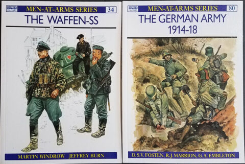 Men-at-Arms Series; 2 book set The Waffen-SS, The German Army 1914-18