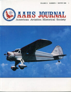 American Aviation Historical Society Journal Vol. 31 No. 4 Winter 1986