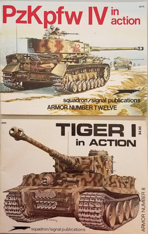 Squadron/Signal in Action - Tiger I and PzKpfw IV set of two