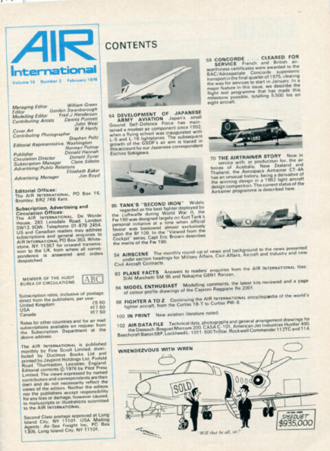 Air International Magazine - 1976 - Image 2