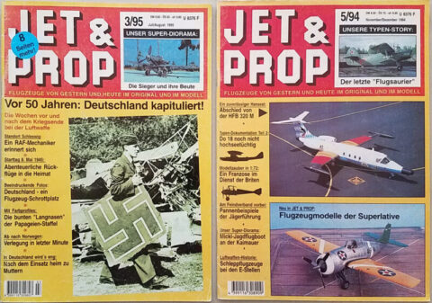Jet & Prop magazine Set of 2, 1994, 1995