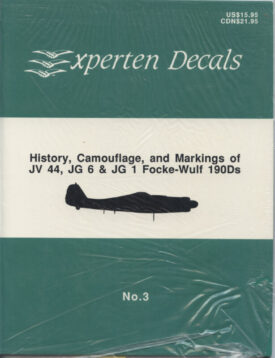 Experten Decals JV 44, JG 6, JG 1 Fw 190 Ds No. 3 with decals 1:48