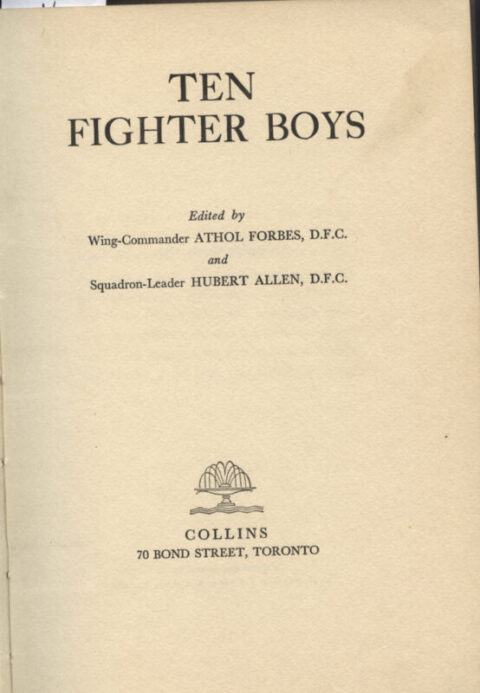 Ten Fighter Boys ~ Forbes & Allen