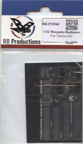 RB #P32040 Mosquito Radiator in 32nd scale