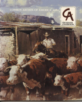 Cowboy Artists of America show catalog 1980 ~ signed
