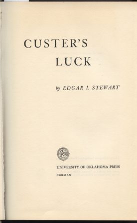 Custer's Luck ~ Steward