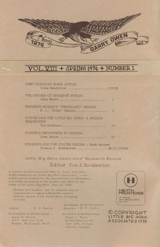 Little Big Horn Associates~Research Review - set of four pamphlets - Image 3