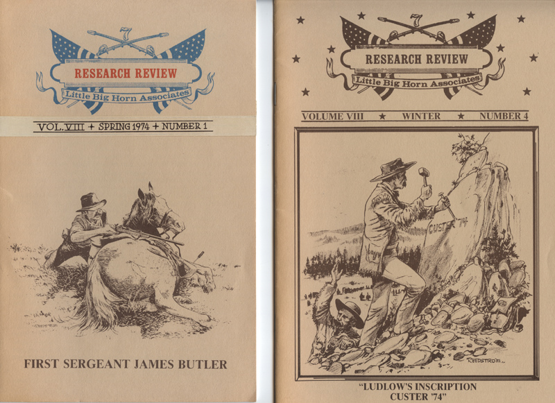 Little Big Horn Associates~Research Review - set of four pamphlets