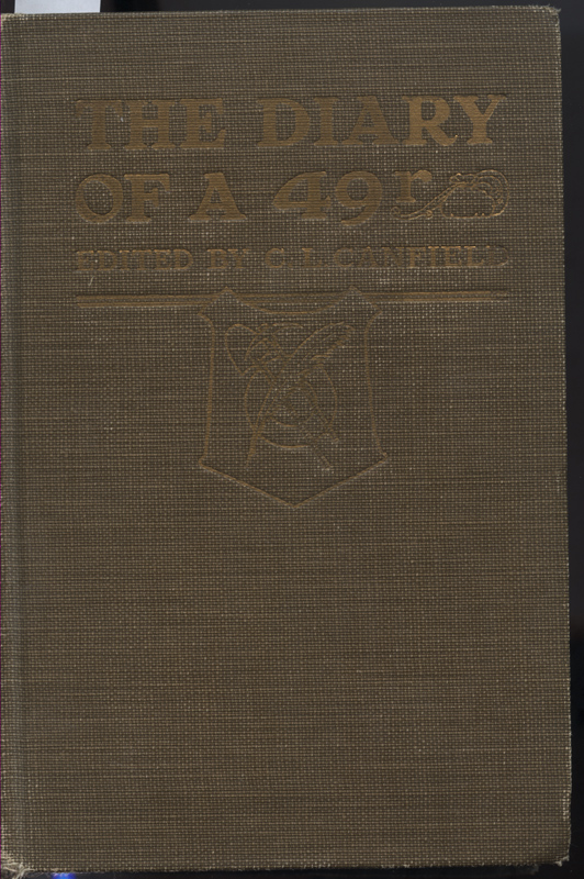 The Diary of a 49er ~ Jackson & Canfield