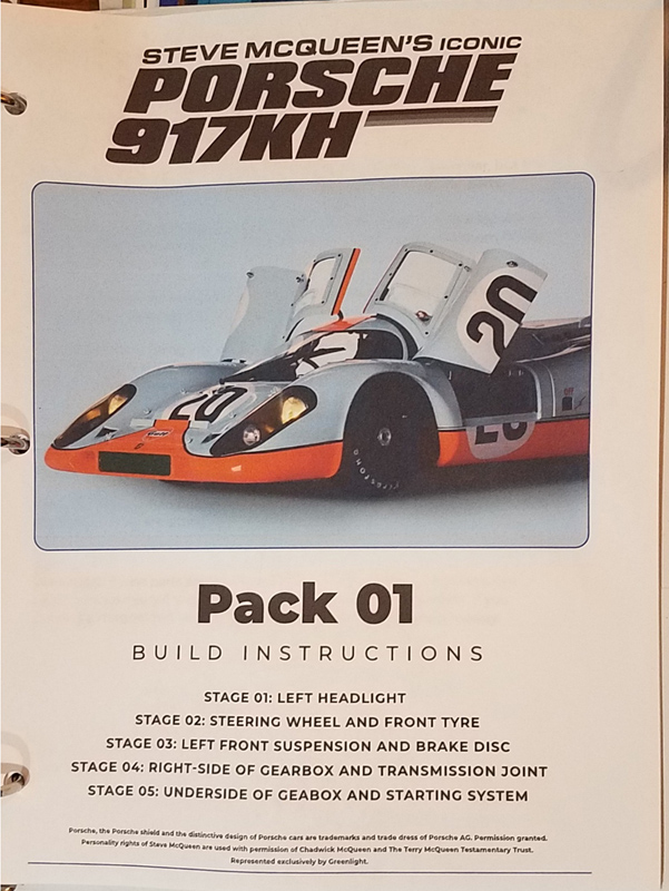 Agora Models 1/8 Steve McQueen Porsche 917 ~ Pack 1