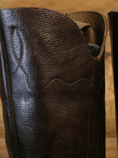 Cowboy boots, 1870s-1880s period original pair of boots - Image 4