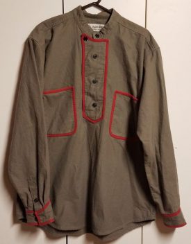 Shirt; men's small bib Civil War style reproduction