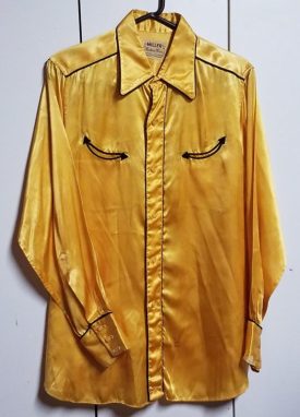 Shirt; men's 1920s vintage western