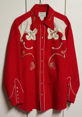 Shirt; men's vintage H Bar C