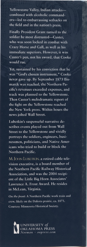 Jay Cooke's Gamble - The Northern Pacific Railroad, the Sioux and the Panic of 1873~Lubetkin - Image 3