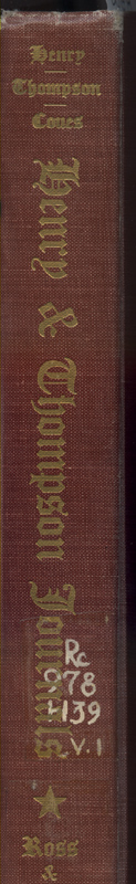 Henry and Thompson Journals Vol. 1