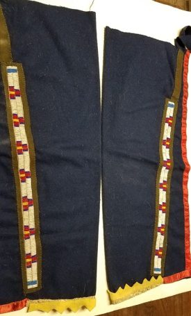 Leggings ~ Blue trade cloth