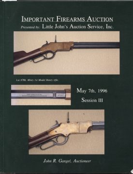 Little John's Important Collector's Firearms Auction - May 7, 1996, Session III