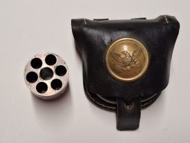 Navy cylinder pouch (reproduction) with cylinder