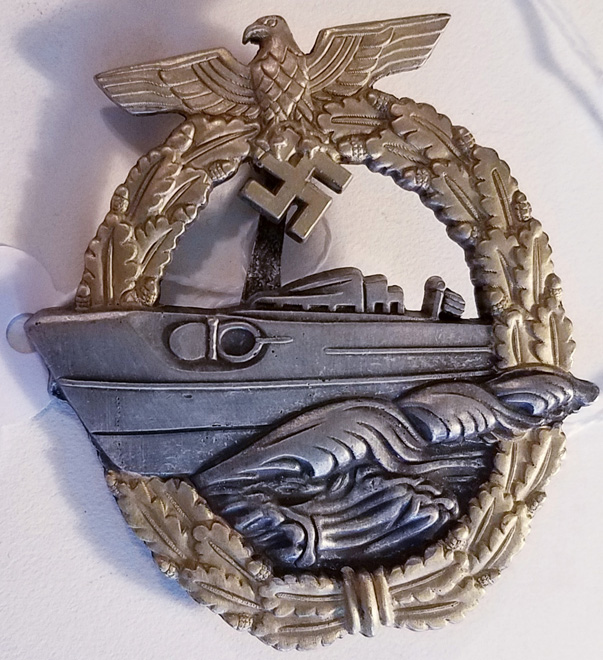 Kriegsmarine Schnellboote Badge, Reproduction