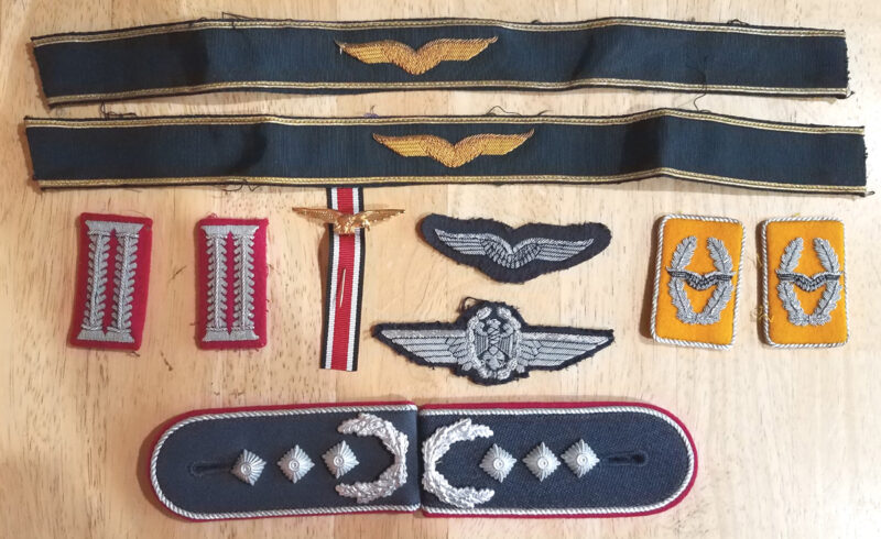 Cescotti collection of militaria with letter
