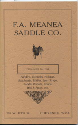 F.A. Meanea Saddle Co. Catalogue No. One reprint