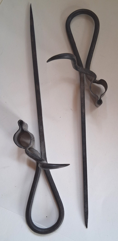 Miner’s Antique hand-forged Candle Sticks (Pair)