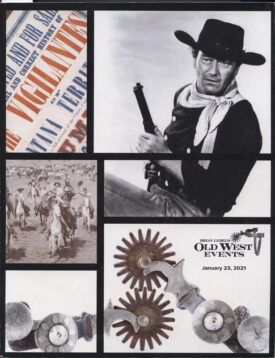 Auction Catalog ~ 31st Annual Brian Lebel's Mesa Old West Auction - January 23, 2021