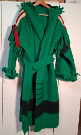 Capote ~ Green Hudson's Bay Blanket