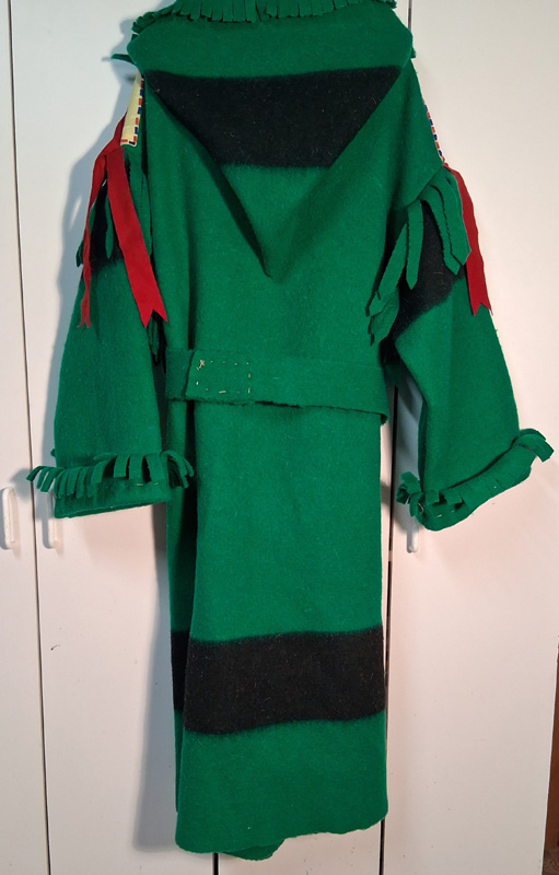 Capote ~ Green Hudson's Bay Blanket - Image 2