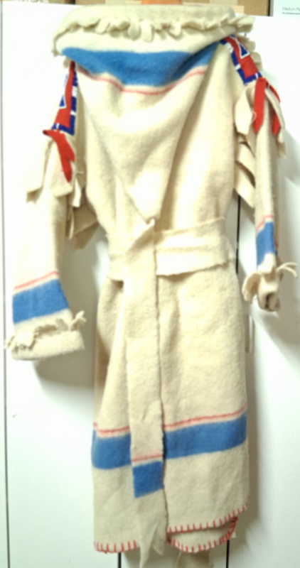 Capote ~ Blue/White with Red Stripe - Image 2