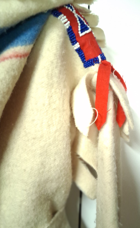 Capote ~ Blue/White with Red Stripe - Image 3