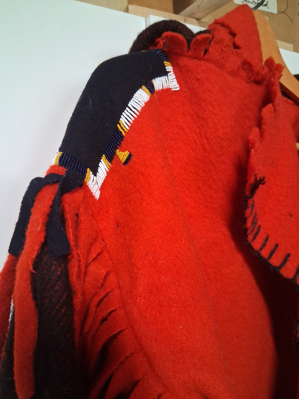 Capote ~ Red Wool Blanket - Image 4