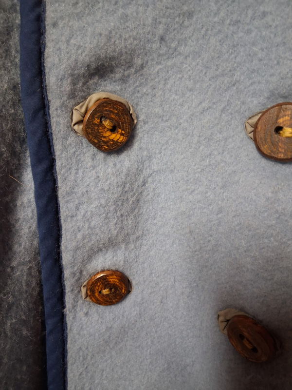 Capote ~ Tailored, Powder Blue Wool Blanket - Image 5